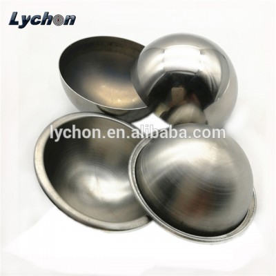 10mm-100mm Mirror finished hollow stainless steel hemisphere