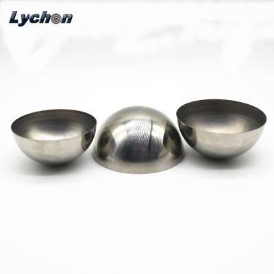 stainless steel hemisphere 100mm 90mm hollow half steel ball