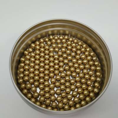 outdoor sports golden color steel ball 4.4mm 9.525mm 3/8